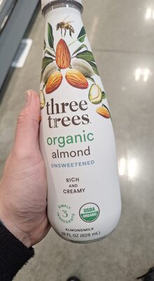 Unsweetened Original Organic Almondmilk, Unsweetened Original