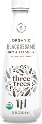 Black Sesame Organic Nut & Seedmilk, Black Sesame