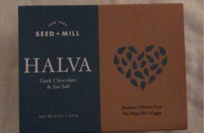 Dark Chocolate & Sea Salt Halva, Dark Chocolate & Sea Salt