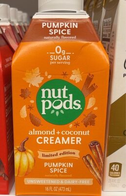 Pumpkin Spice Almond + Coconut Creamer, Pumpkin Spice