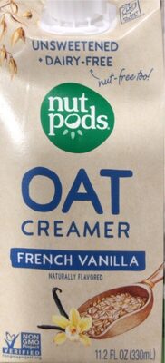 French Vanilla Flavored Oat Creamer, French Vanilla