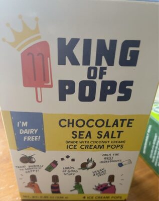 Chocolate Sea Salt Ice Cream Pops, Chocolate Sea Salt