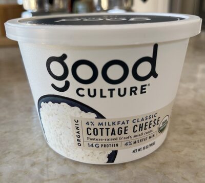 Organic Whole Milk Classic Cottage Cheese, Classic