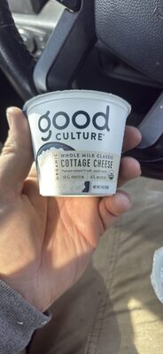 Whole Milk Classic Organic Cottage Cheese, Whole Milk Classic
