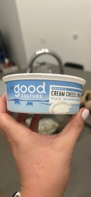 Plain Probiotic Cream Cheese Spread, Plain