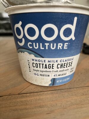 Whole Milk Classic Simply Cottage Cheese, Whole Milk Classic