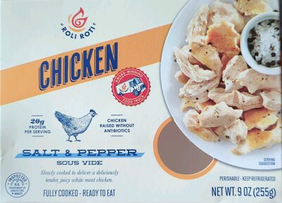 Salt & Pepper Sous Vide Chicken, Salt & Pepper