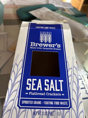 Sea Salt Flatbread Crackers, Sea Salt