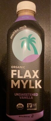 Unsweetened Vanilla Organic Flax Mylk, Unsweetened Vanilla