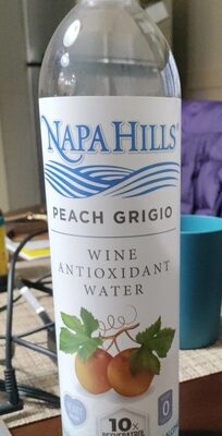 Peach Grigio Sparkling Water With Red Wine's Antioxidants, Peach Grigio
