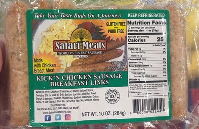 Kick'N Chicken Sausage Breakfast Links, Kick'N Chicken