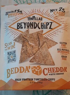 Bedda Chedda White Cheddar Tortilla Chips, Bedda Chedda