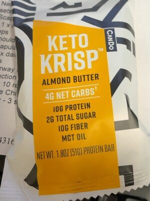 Almond Butter Krisp Protein Bar, Almond Butter