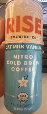 Oat Milk Vanilla Nitro Cold Brew Coffee, Oat Milk Vanilla