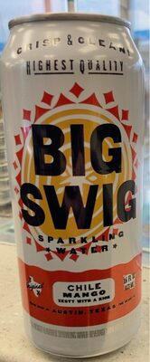 Chile Mango Flavored Sparkling Water, Chile Mango