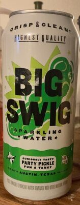 Party Pickle Flavored Sparkling Water, Party Pickle