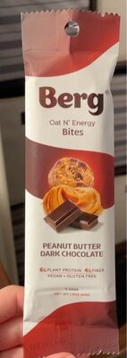 Peanut Butter Dark Chocolate Oat N' Energy Bites, Peanut Butter; Dark Chocolate