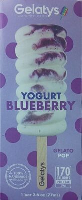 Yogurt Blueberry Gelato Pop, Yogurt Blueberry