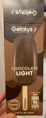 Light Chocolate Gelato Pop, Light Chocolate