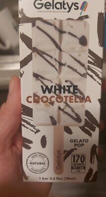 White Chocotella Gelato Pop Bar, White Chocotella