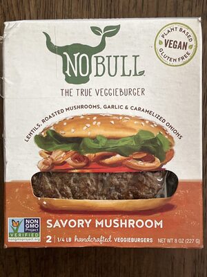 Savory Mushroom Handcrafted Veggieburgers