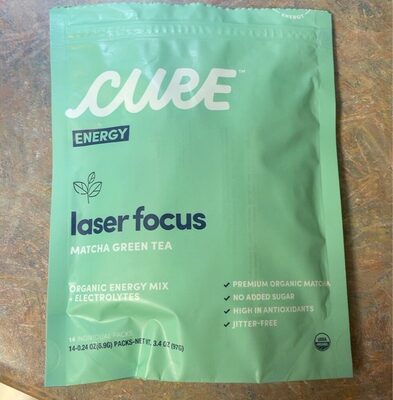Matcha Laser Focus Green Energy Tea Mix, Matcha