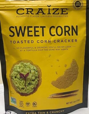 Sweet Corn Toasted Corn Cracker, Sweet Corn