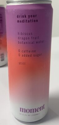 Hibiscus Dragon Fruit Botanical Water, Hibiscus Dragon Fruit