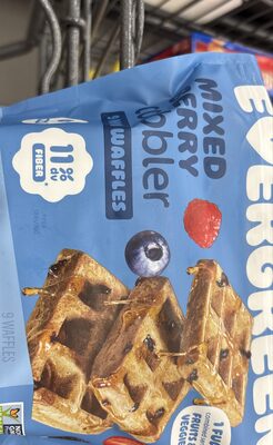 Mixed Berry & Almond Mini Waffles, Mixed Berry & Almond