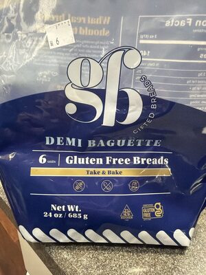 Baguette Gluten Free Breads, Baguette