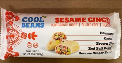 Sesame Ginger Plant-Based Wrap, Sesame Ginger