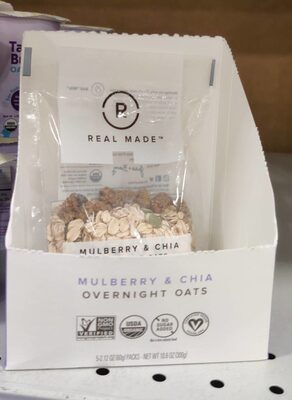 Mulberry & Chia Overnight Oats, Mulberry & Chia