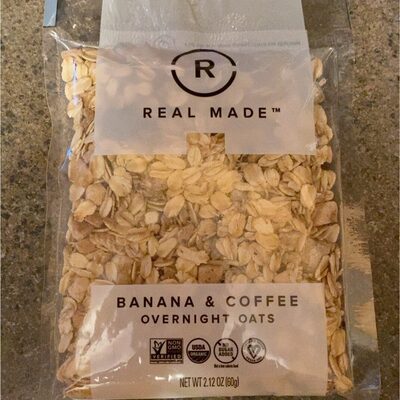 Banana & Coffee Overnight Oats, Banana & Coffee