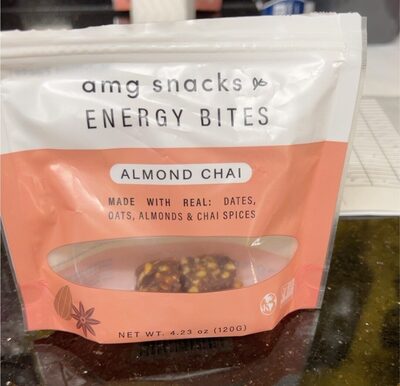Almond Chai Energy Bites, Almond; Chai