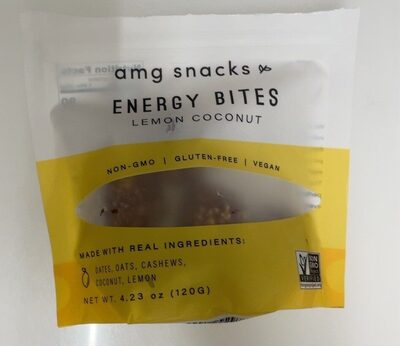 Lemon Coconut Energy Bites, Lemon; Coconut