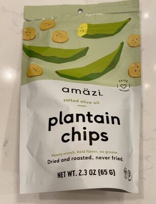 Salted Olive Oil Plantain Chips, Salted Olive Oil