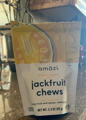 Ginger Turmeric Dried Jackfruit, Ginger Turmeric