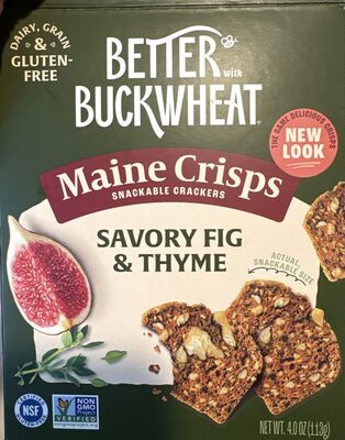 Savory Fig & Thyme Crisps, Savory