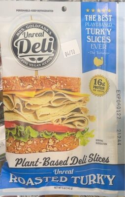 Premium Plant-Based Deli Slices Roasted Turk'Y