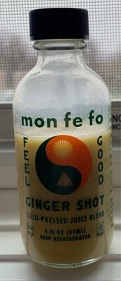 Ginger Shot Cold-Pressed Juice Blend, Ginger Shot