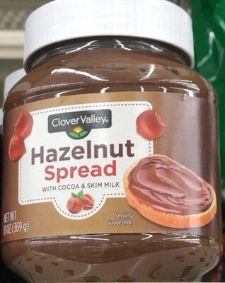 Hazelnut Spread With Cocoa & Skim Milk, Hazelnut With Cocoa & Skim Milk