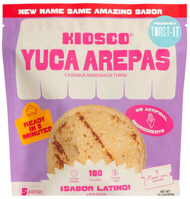 Yuca Cassava Sandwich Thins Arepas, Yuca