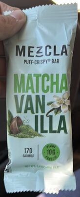 Japanese Matcha Vanilla Plant Protein Bar, Japanese Matcha Vanilla