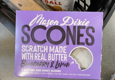 Blueberry & Lemon Scones, Blueberry; Lemon