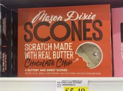 Chocolate Chip Scones, Chocolate Chip