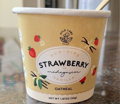 Sun - Ripe Strawberry & Madagascar Vanilla Oatmeal, Sun - Ripe Strawberry & Madagascar Vanilla