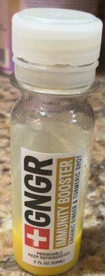 Immunity Booster Organic Ginger & Turmeric Shot, Ginger; Turmeric