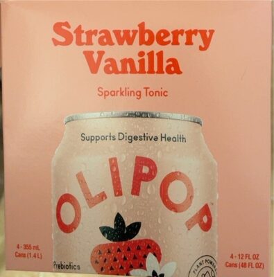 Strawberry Vanilla Sparkling Tonic, Strawberry Vanilla