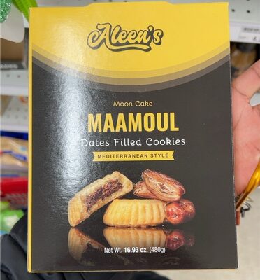 Mediterranean Style Maamoul Dates Filled Moon Cake Cookies, Mediterranean Style Maamoul
