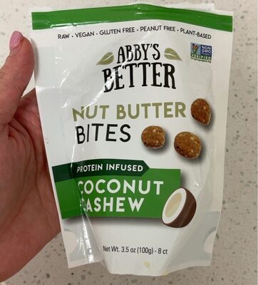 Coconut Cashew Nut Butter Bites, Coconut Cashew